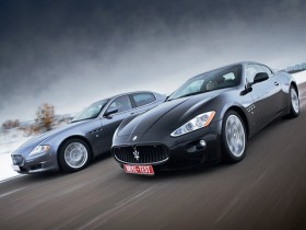 DRIVE-TEST: Вонзаем в зиму Maserati GranTurismo и Quattroporte S